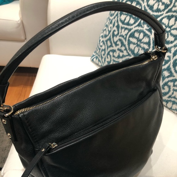 Kate Spade Classic Black Pebbled Leather  Bag - Picture 2 of 8